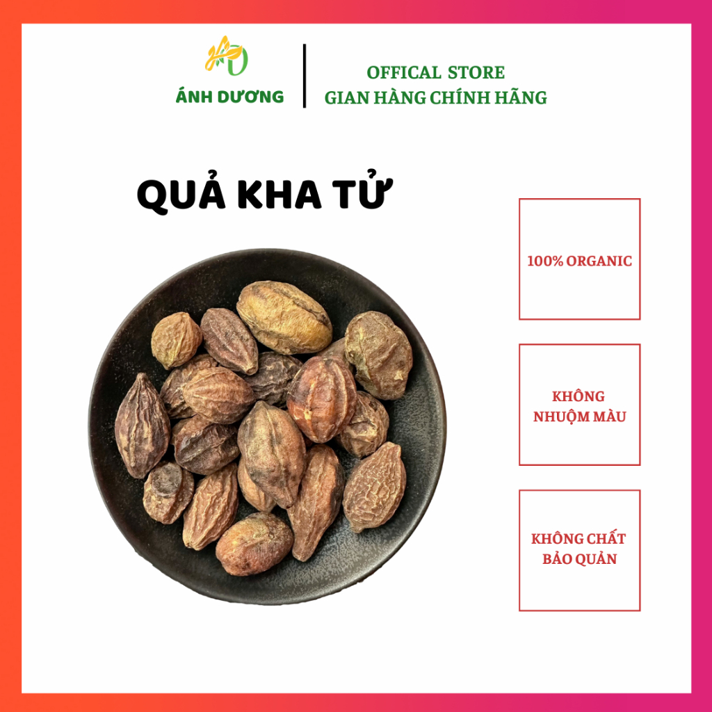 500GR Kha Tử Khô Thượng Hàng Hỗ Trợ Giảm Ho, Cải Thiện Tiêu Hoá