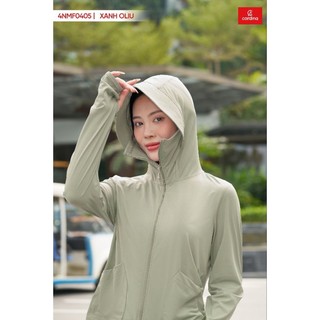 (Sẵn)4NMF04 Áo chống nắng nữ CARDINA1 lớp chất liệu ice text co dãn 4 chiều thấm hút mồ hôi không nhăn không phai màu