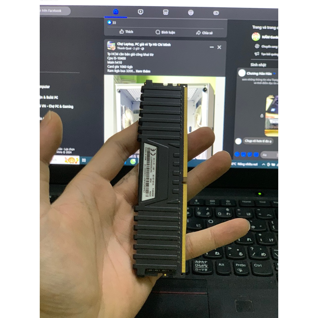 HOT ram D4 8gb buss 2400-3000 chính hãng [2nd] | BigBuy360 - bigbuy360.vn