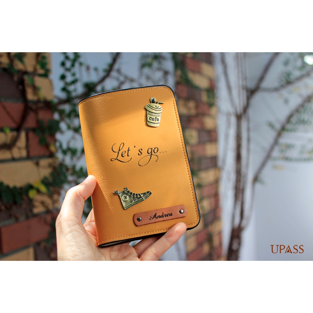 Bao Da Hộ Chiếu Khắc Chữ Let's Go | Shopee Việt Nam