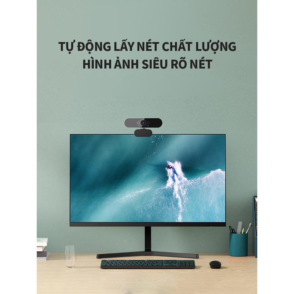 ICON Webcam máy tính có mic-1080P, Windows XP/10/11, Mac OS, Linux，Webcam máy tính chuyên dụng cho Livestream