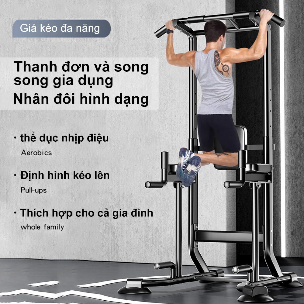 Ảnh OneTwoFit Xà đơn xà kép Có đệm Pull Up Bar 6 điều chỉnh độ cao Chịu được 150kg, xà đơn đa năng 2