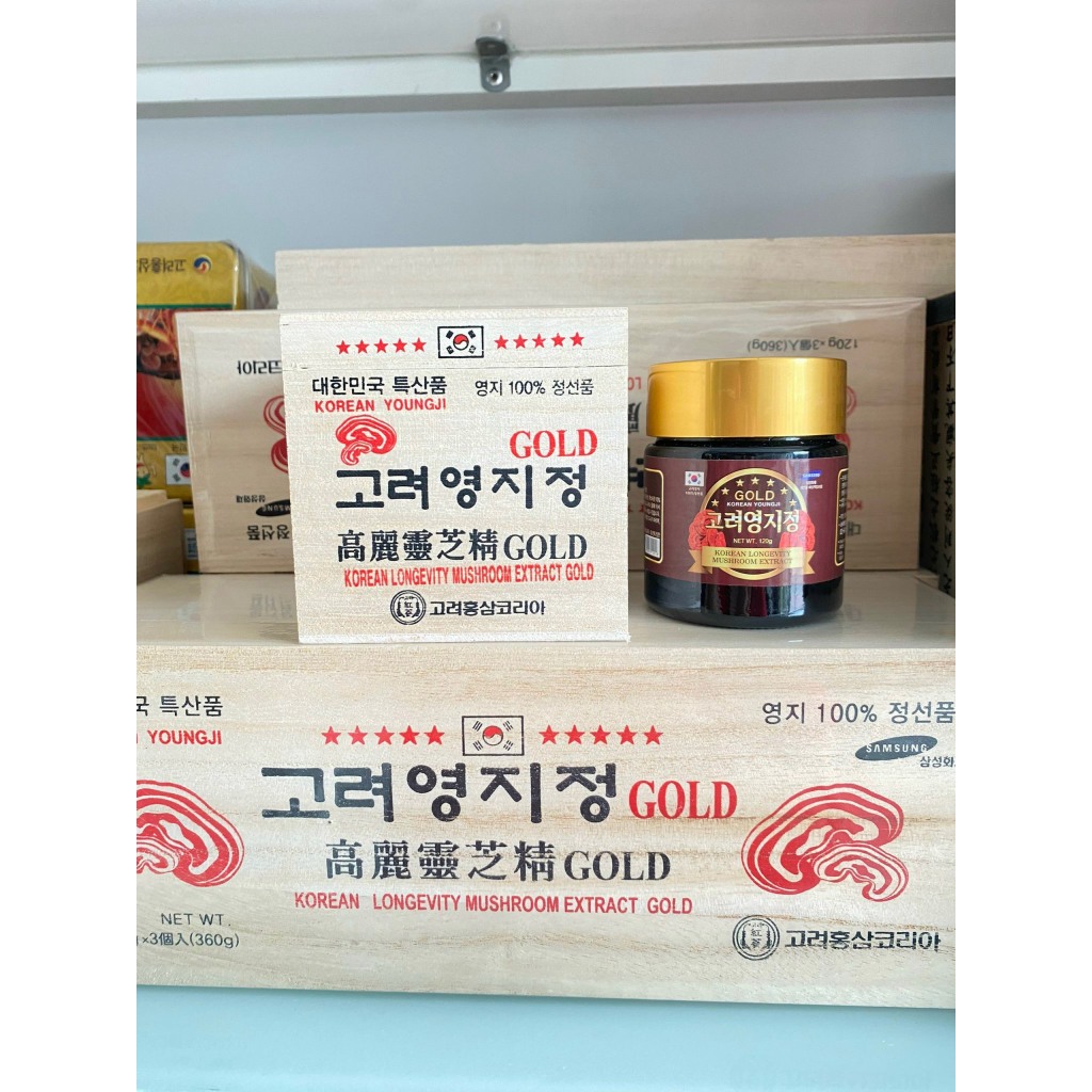 Cao Linh Chi YoungJi Korean Longevity Mushroom Extract Gold | Shopee ...