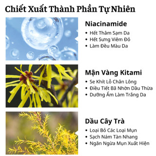 Sữa Rửa Mặt Sạch Dầu Bụi Bẩn Giúp Da Trắng Mịn Đều Màu Se Khít Lỗ Chân Lông Ngăn Ngừa Mụn Quay Trở Lại