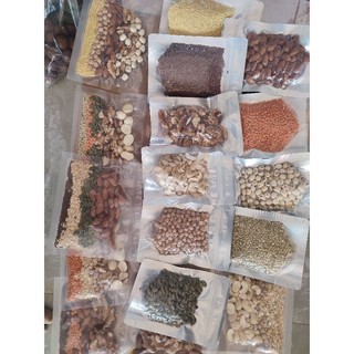 Sét HẠT NẤU SỮA MIX SẴN TIỆN LỢI 30 ngày đủ các loại hạt dinh dưỡng PT