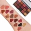 Bảng Phấn Mắt Revolution 15 Màu Trang Điểm Makeup - Hạt phấn mịn, lâu trôi và dễ tán