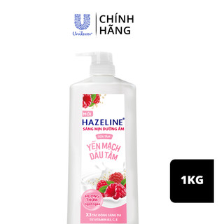 Sữa tắm dưỡng thể thiên nhiên trắng sáng da Hazeline 1kg