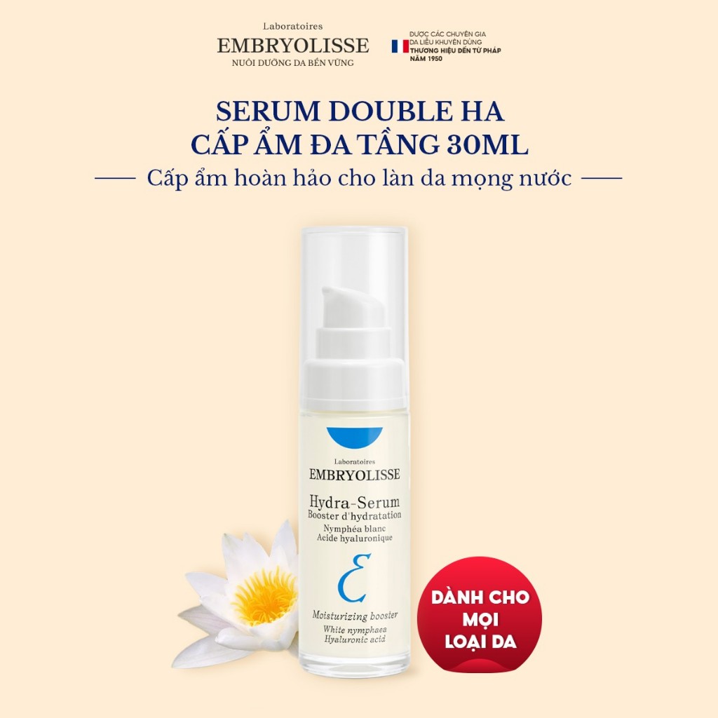 Ảnh Bộ Đôi Chống nắng và Dưỡng Ẩm Sâu Đa Tầng Embryolisse Crème Solaire 100ml và Hydra-Serum 30ml 1