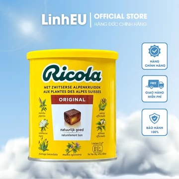 Kẹo Ngậm Ho Kẹo Ngậm Đau Họng Ricola Chứa Hỗn Hợp 13 Loại Thảo Mộc Đem Đến Cảm Giác Dịu Nhẹ