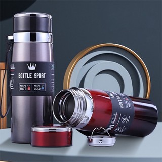 Bình Giữ Nhiệt 1000ml Alulu Có Nắp Lọc Trà - Bình Đựng Nước Giữ Nhiệt Lớn Tiện Lợi Lõi Inox 304 Không Gỉ, Giữ Nước Tốt
