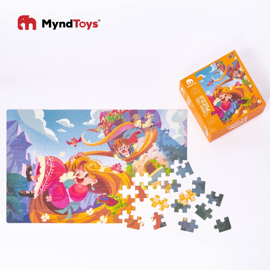 Đồ chơi xếp hình MyndToys Classic Tale Puzzle Nhiều Chủ Đề Cinderella - Farewell Neverland - Aerial Stream -PUKAPI