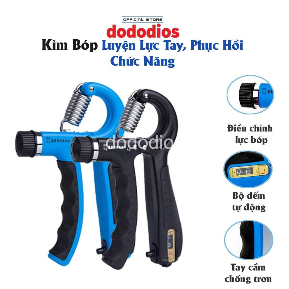 Ảnh Kìm Bóp Tay, Kìm Tập Cơ Tay, Dụng Cụ Tập Gym Tại Nhà Điều Chỉnh Lực Có Đếm 5-60kg - Chính Hãng Dododios 3
