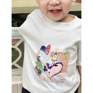 Áo thun cộc tay bé trai Batala Kids, Áo phông mùa hè trẻ em cotton xược in cho bé từ 10-25kg