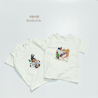 Áo thun cộc tay bé trai Batala Kids, Áo phông mùa hè trẻ em cotton xược in cho bé từ 10-25kg