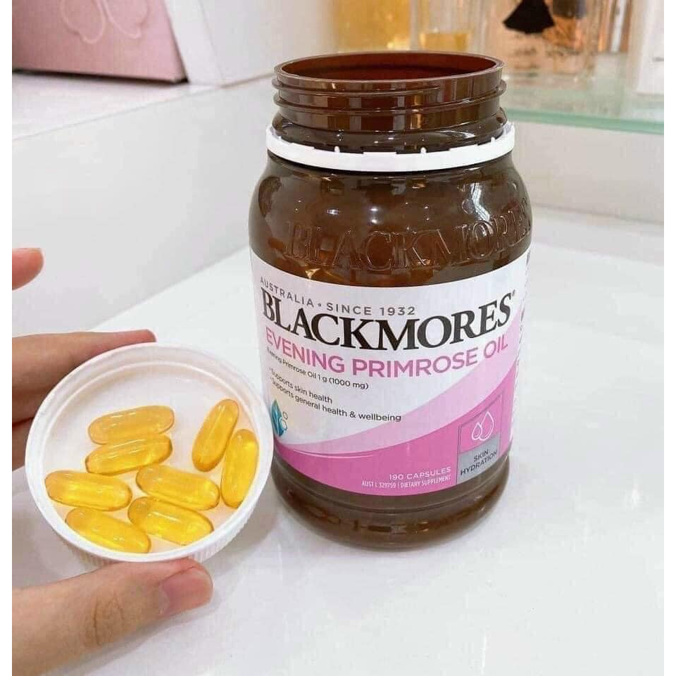 [TEM CHEMIST] Hoa Anh Thảo Blackmores Cân Bằng Nội Tiết Tố Đẹp Da Evening Primrose Oil (190 viên)