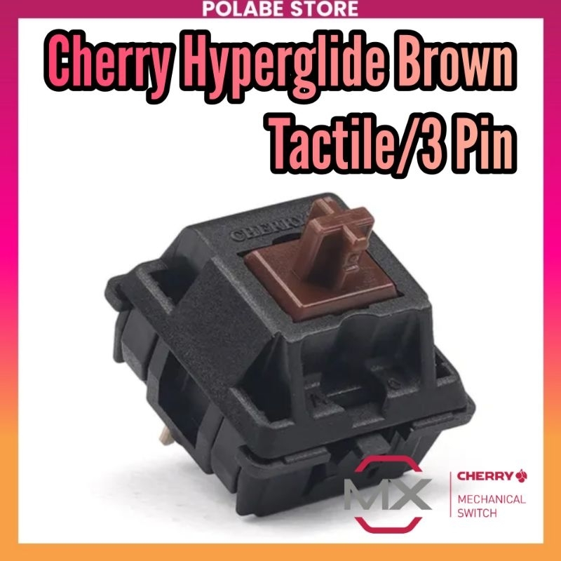 Cherry HyperGlide Black Brown Red Linear Switch MX HG Black tactile