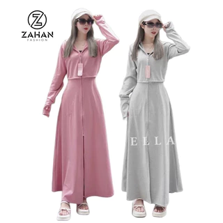 Áo chống nắng toàn thân nữ thiết kế phần thân trên 2 lớp croptop, vải cotton co giãn 4 chiều, thấm hút mồ hôi, chống UV