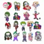 Set 60 Sticker Joker and harley Chống Nước Dán Laptop Vali Mũ Bảo Hiểm Sổ Tay