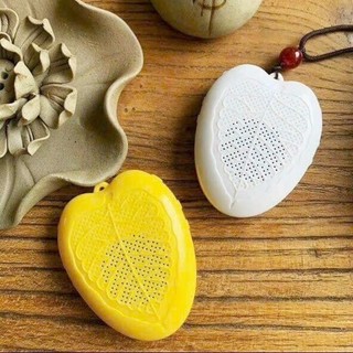 Máy niệm phật nghe kinh có sẵn 44 bài JSA01 lá bồ đề có cổng cắm tai nghe - kèm dây đeo cổ (nhiều màu)
