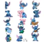 Set 60 Sticker Lilo & Stitch Disney Chống Nước Dán Laptop Vali Mũ Bảo Hiểm