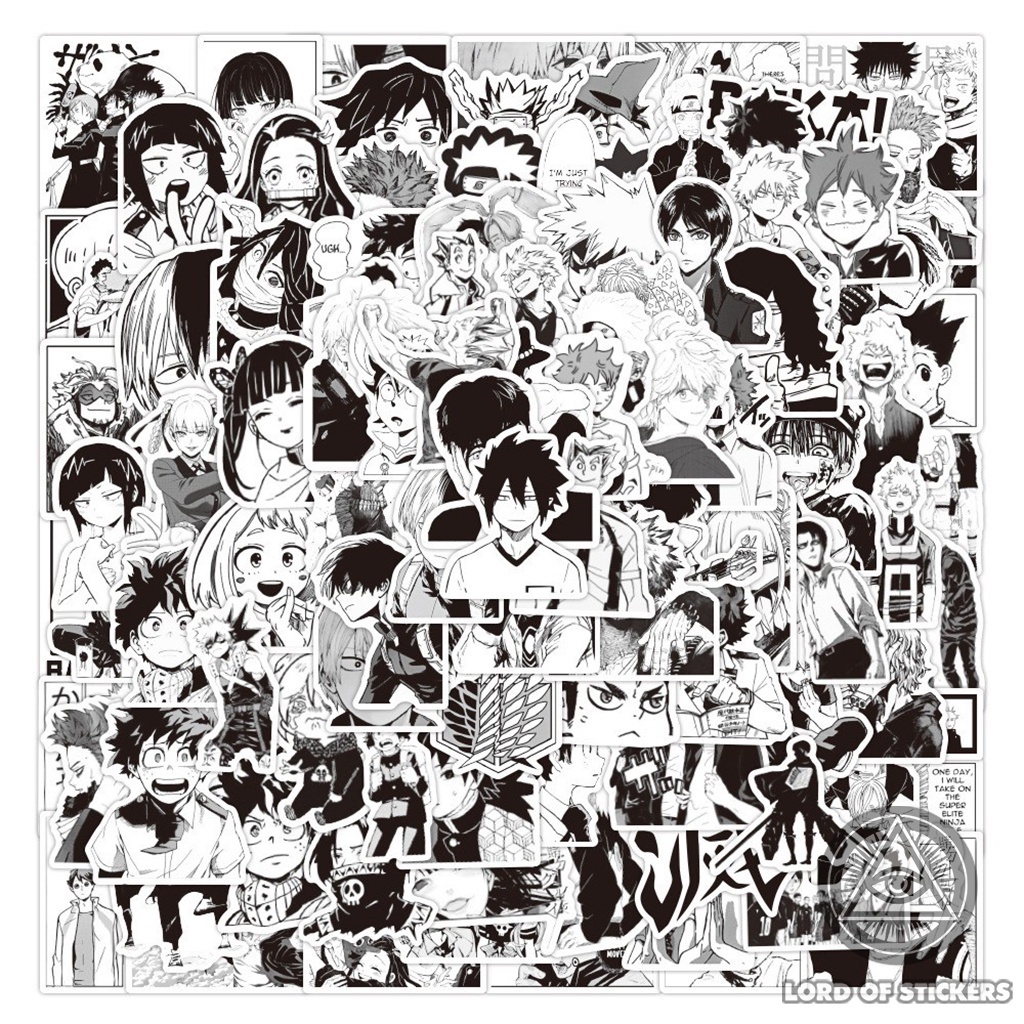 100 sticker Anime random 100 nhân vật Anime được yêu thích nhất