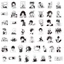 Set 100 Sticker Anime random 100 nhân vật Anime được yêu thích nhất Chống Nước Dán Laptop Vali Mũ Bảo Hiểm Sổ Tay