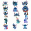 Set 60 Sticker Lilo & Stitch Disney Chống Nước Dán Laptop Vali Mũ Bảo Hiểm