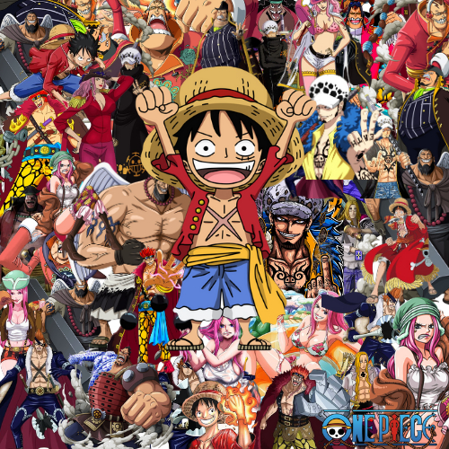 60 sticker ONE PIECE siêu đẹp siêu ngầu  trang trí sổ tay note book laptop mũ bảo hiểm chống nước tốt
