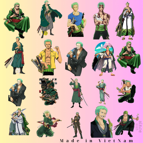 60 sticker ONE PIECE siêu đẹp siêu ngầu  trang trí sổ tay note book laptop mũ bảo hiểm chống nước tốt