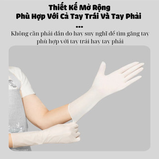 Hộp 30 Đôi Găng Tay Cao Su Nấu Ăn, Bao Tay Rửa Chén Vệ Sinh Nhà Cửa