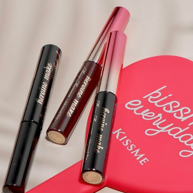 Mascara Kissme Heroine Make Không Trôi Giúp Chuốt Tơi Và Dày Rậm Làn Mi Mỏng (Màu Nâu)