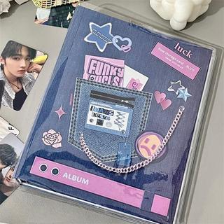 Binder Đựng Card A5 Jeans Phong Cách Y2K Album Rỗng Không Kèm Sheet Hàn Quốc Kpop Timo VPBL26