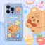 Ốp lưng iphone Ốp điện thoại IP THỎ GẤU trong túi đựng thẻ ảnh iphone 7/7plus/8/8plus/x/11/12/13/14/15max/promax ct1035