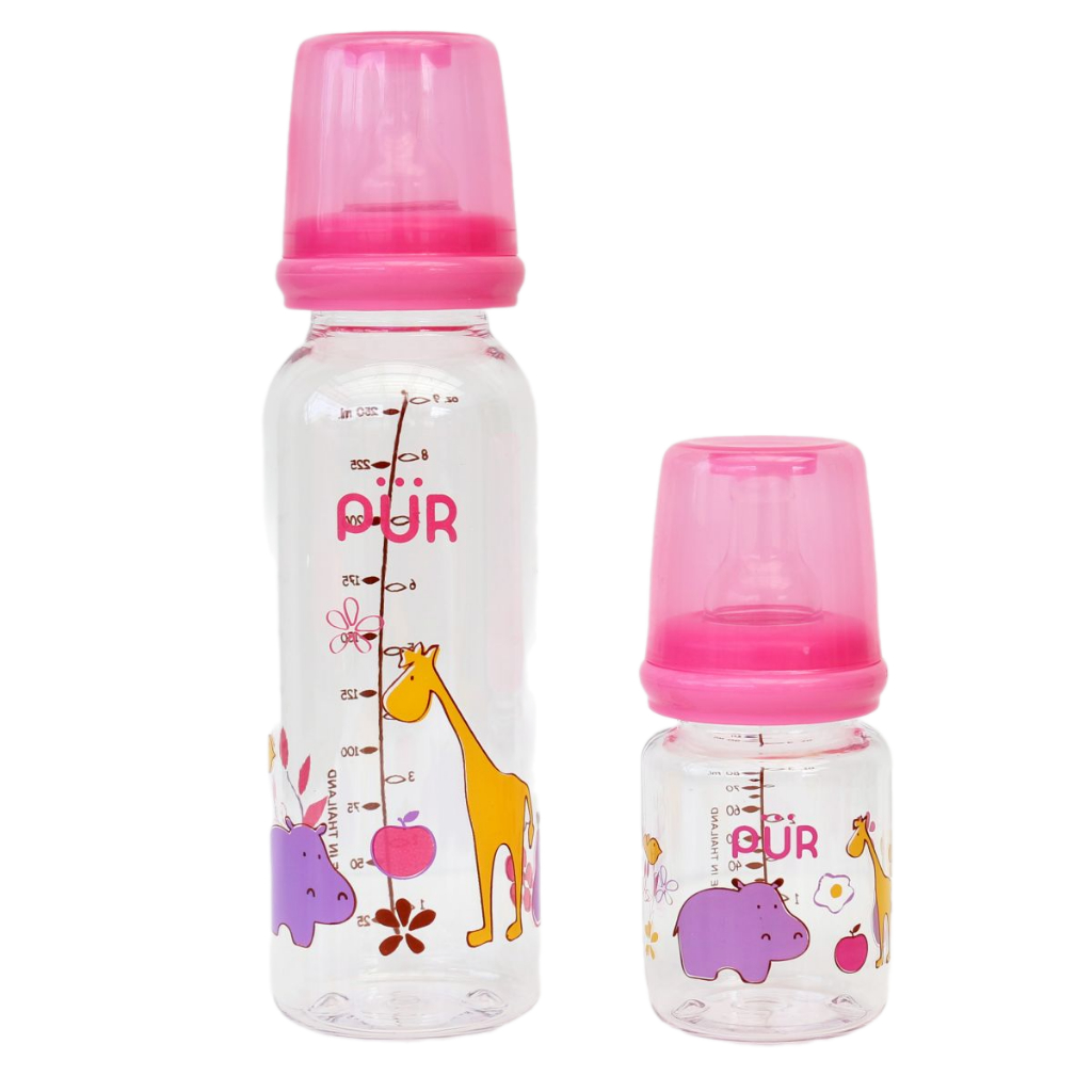 Ảnh Vỉ 2 núm ti cho bình cổ thường Pur Feeding 3