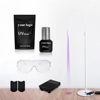 Keo nối mi UV -  MDC LÁHES, khô nhanh, không gây hại cho mắt, không kích ứng da, độ bền 6-8 tuần 5ml