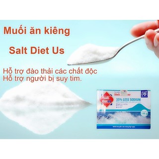 Muối Giảm Natri Salt Diet Us 100g, Muối Ăn Kiêng Bổ Sung Kali, Tốt Cho Huyết Áp, Tim Mạch, Eat Clean