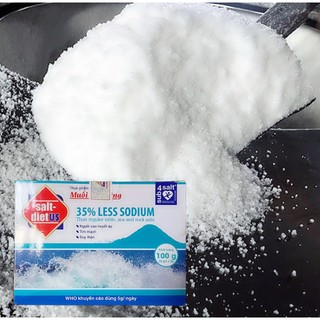 Muối Giảm Natri Salt Diet Us 100g, Muối Ăn Kiêng Bổ Sung Kali, Tốt Cho Huyết Áp, Tim Mạch, Eat Clean