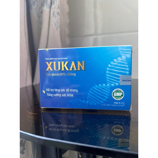 Viên uống BETAGLUCAN 500mg XUKAN đào thải HPV, tăng cường hệ miễn dịch (che tên sp)