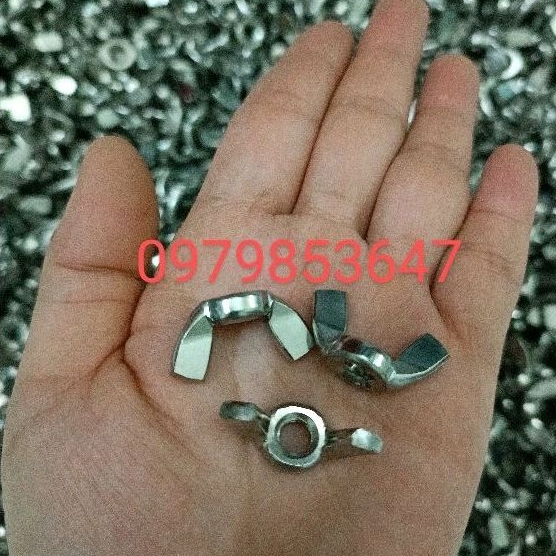 Tán cánh chuồn Inox 304 M4/M5/M6/M8 (Đai ốc cánh/ Đai ốc bướm/ Tán ...