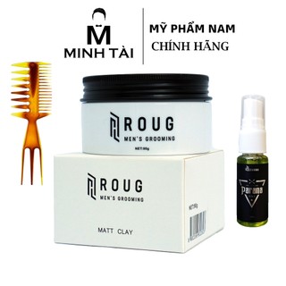 Sáp vuốt tóc Roug Matt Clay (Trắng) 90gr