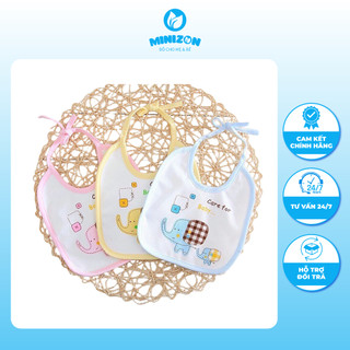 Yếm xô buộc dây xuất Nhật mềm mại siêu thấm hút cho bé | Minizon Kids