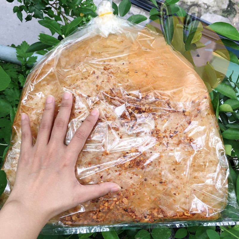 Bánh tráng dẻo xì ke muối nhuyễn tây ninh siêu cay 500g.