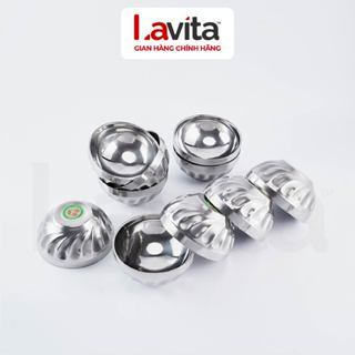 Combo 10 Tô Chén Inox Cao Cấp Delio Có 2 Lớp Cách Nhiệt Chống Nóng Kiểu Dáng Hàn Quốc
