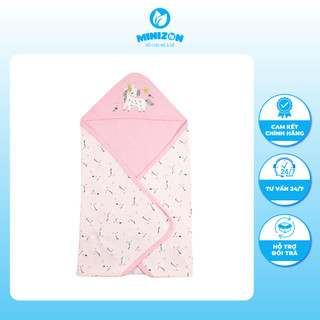 Chăn Ủ Có Mũ 2 Lớp Đa Năng Little Duck Mẫu Mới Đủ Màu Cho Bé | Minizon Kids