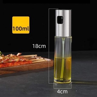 Bình Xịt Dầu Ăn SHODWE Thủy Tinh Cao Cấp Dung Tích 100ml, Dạng Phun Sương, Chai Xịt Dầu Nấu Ăn, Làm Bánh 38589