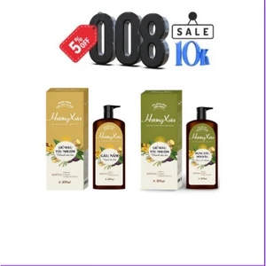 Cao gội sạch gàu, mượt tóc Hương Xưa 300ml/600ml VÀ Cao gội thảo dược rụng tóc, hói đầu Hương Xưa 300ml/600ml