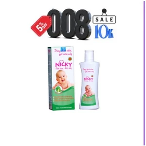 Dung dịch tắm gội rôm sảy trẻ em Nicky
