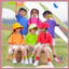 Combo Nón+ Kính + Quần Trắng + Áo Thun + Vớ Nhiều Màu Sắc Đồng Phục Đi Chơi,Teambuilding, Hội Nhóm Cho Bé trẻ Em