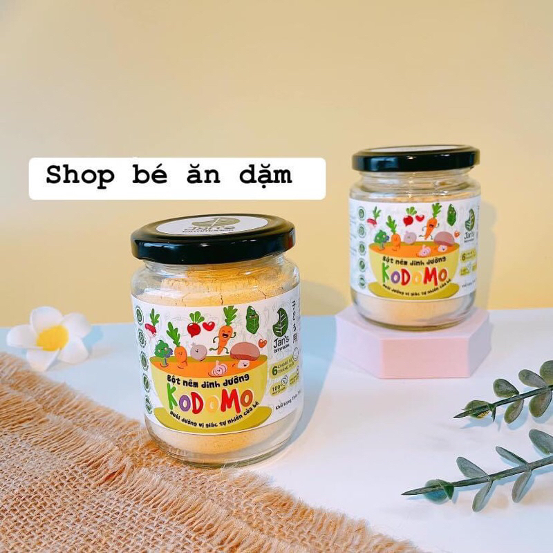 Hạt nêm dinh dưỡng cho bé 6m+ ăn dặm Kodomo Jan’s 90g tibongstore
