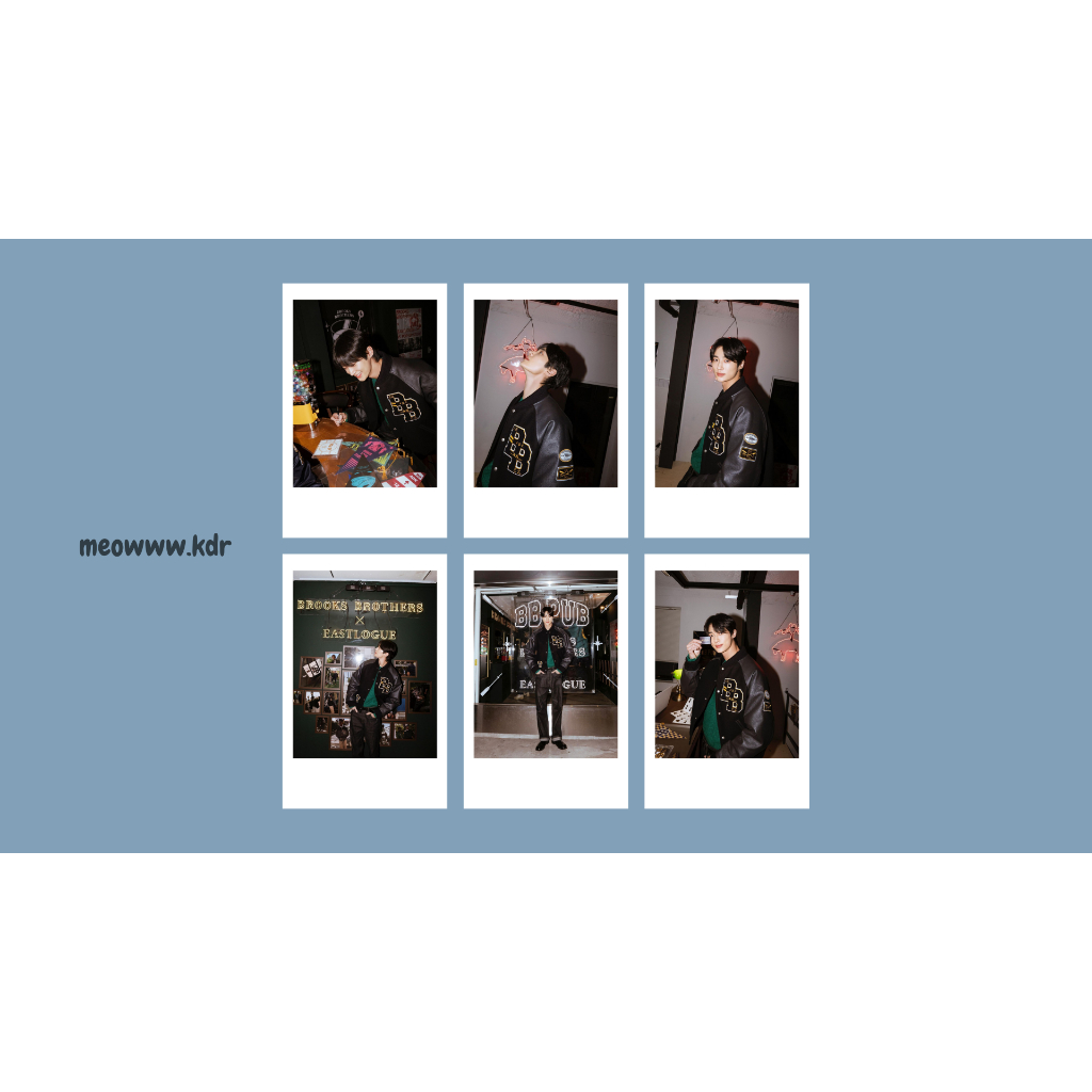 Set card bo góc và pola diễn viên Byeon Woo Seok phim Lovely Runner, Cõng anh mà chạy